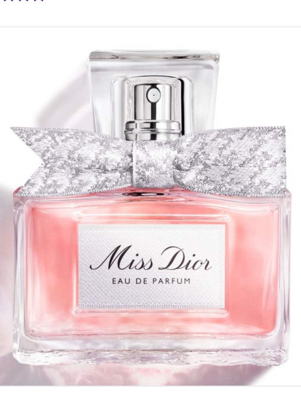 NWT Dior Miss Dior Boxed Packaging - White & Light Pink Accents